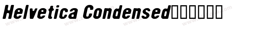 Helvetica Condensed字体转换